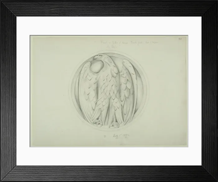 Framed Print : Eagle design Framed Print : Eagle design