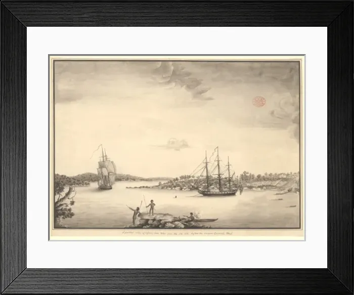 Framed Print : A partial view of Sydney Cove Framed Print : A partial view of Sydney Cove