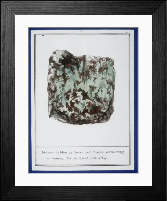 Framed Print : Plate 41 from Mineralogie Framed Print : Plate 41 from Mineralogie