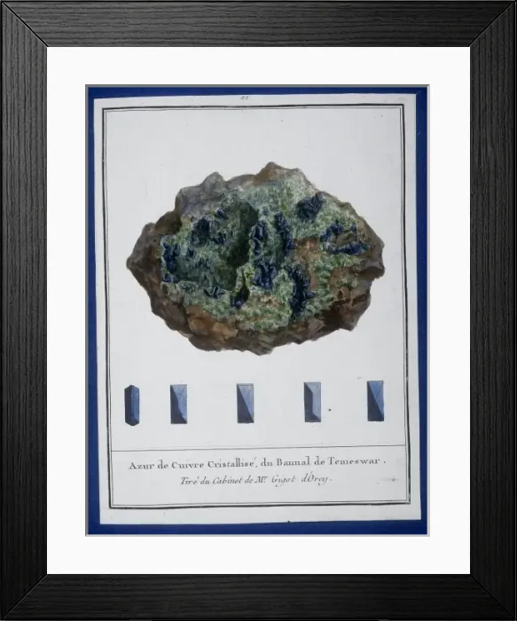 Framed Print : Plate 43 from Mineralogie Framed Print : Plate 43 from Mineralogie