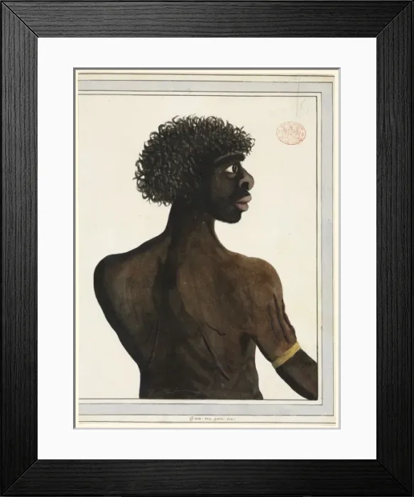 Framed Print : Portrait of an aboriginal man Framed Print : Portrait of an aboriginal man