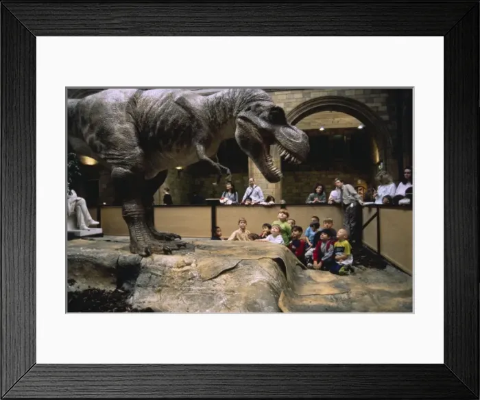 Framed Print : Animated model of Tyrannosaurus rex Framed Print : Animated model of Tyrannosaurus rex