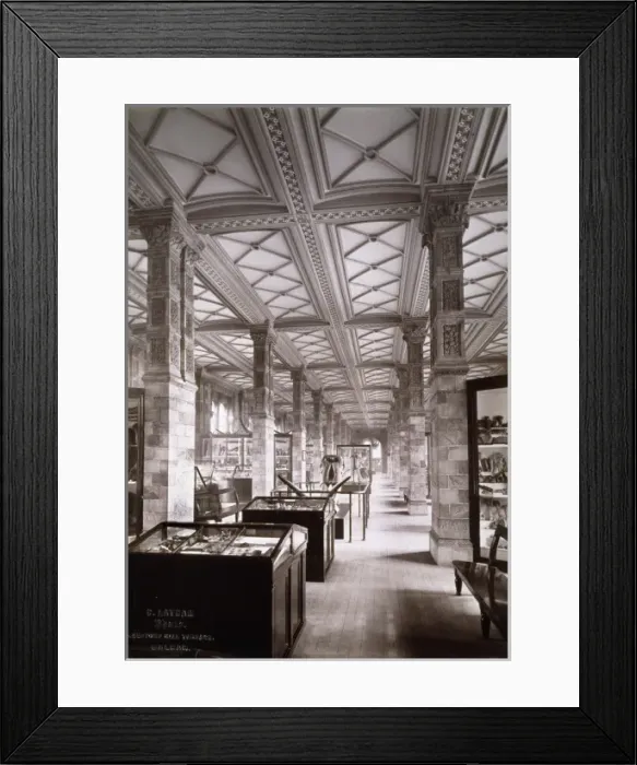 Framed Print : Geological Gallery, 1882 Framed Print : Geological Gallery, 1882