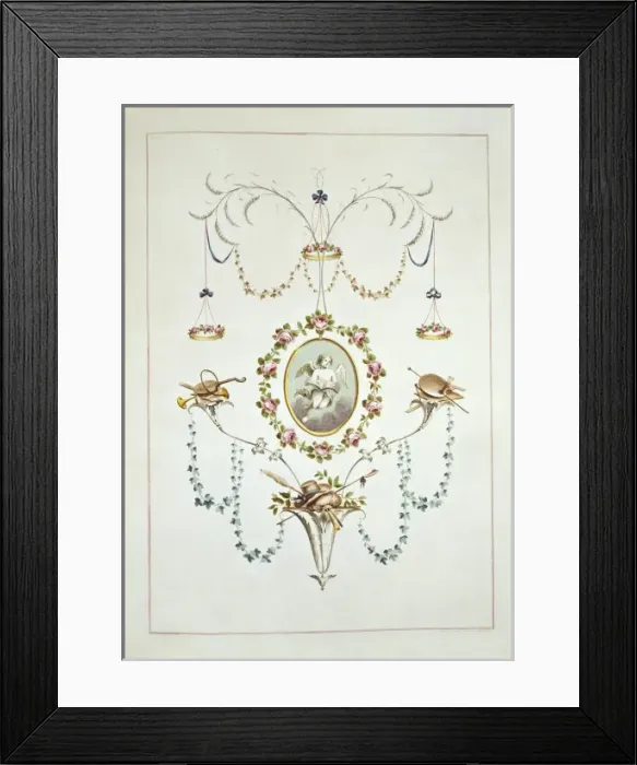 Framed Print : Folio 54 from A Collection of Flowers by John Edwards Framed Print : Folio 54 from A Collection of Flowers by John Edwards