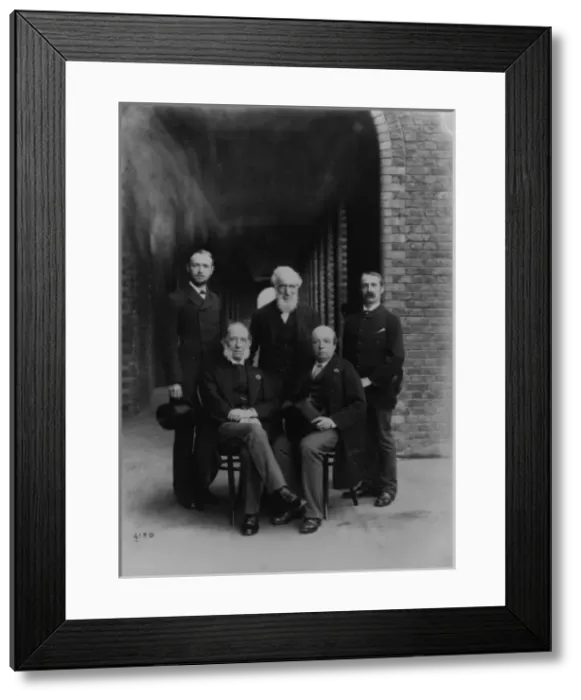 Framed Print : Senior Geology staff, 1885 Framed Print : Senior Geology staff, 1885