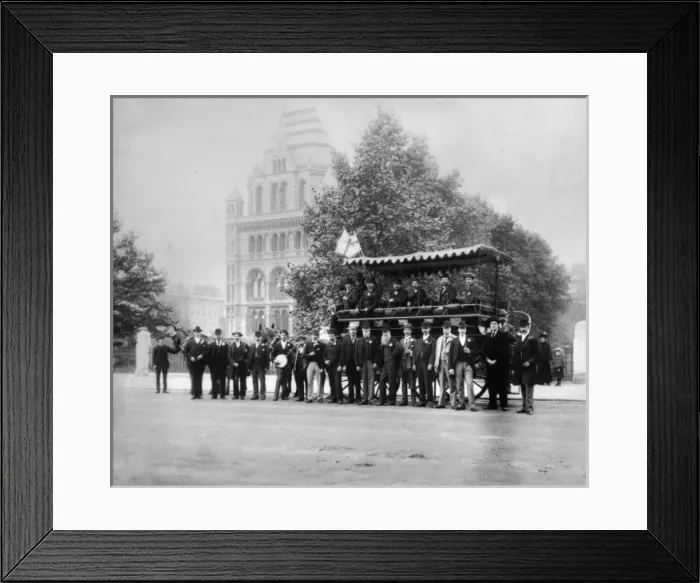 Framed Print : Works staff outing, Natural History Museum Framed Print : Works staff outing, Natural History Museum