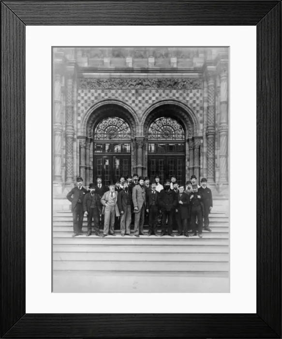 Framed Print : Geology support staff, Natural History Museum Framed Print : Geology support staff, Natural History Museum