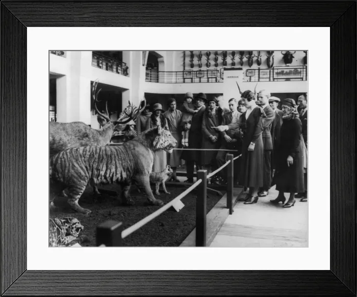 Framed Print : Guide Lecturer, 1932 Framed Print : Guide Lecturer, 1932