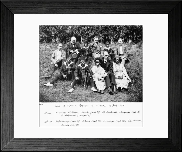 Framed Print : African visitors, July 1905 Framed Print : African visitors, July 1905