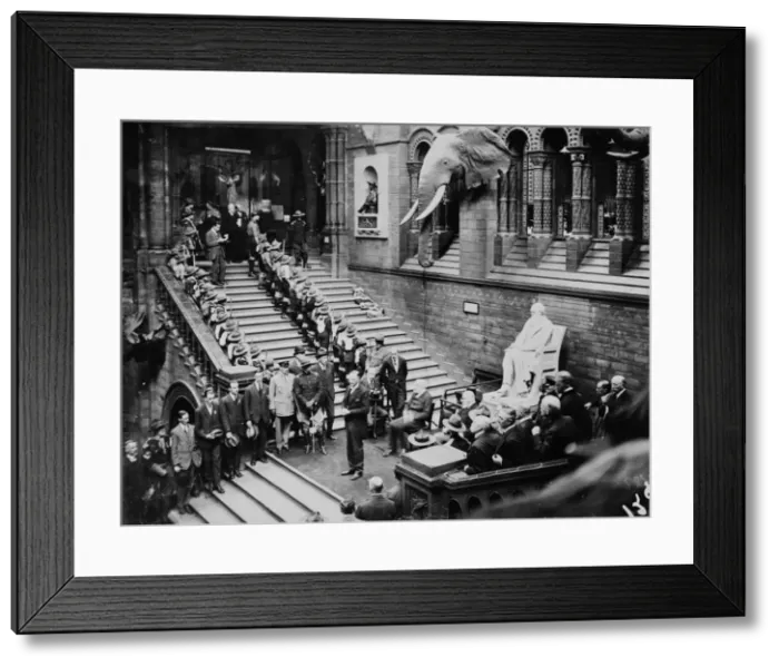 Framed Print : Unveiling Selous memorial, June 1920 Framed Print : Unveiling Selous memorial, June 1920