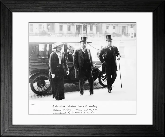 Framed Print : Roosevelt visiting the Natural History Museum, London, June Framed Print : Roosevelt visiting the Natural History Museum, London, June
