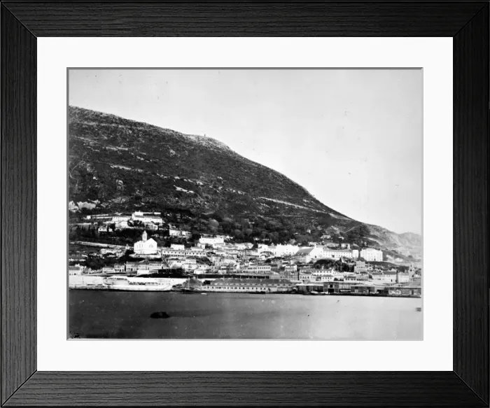 Framed Print : Gibraltar English Town Framed Print : Gibraltar English Town