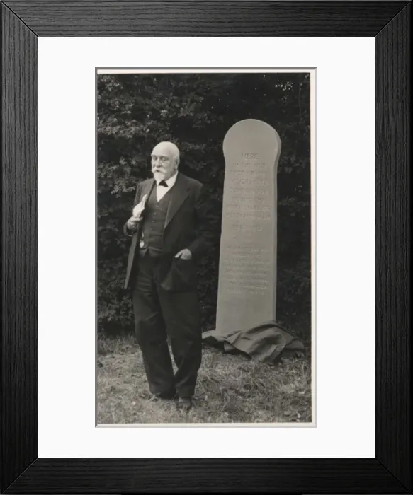 Framed Print : Piltdown memorial Framed Print : Piltdown memorial
