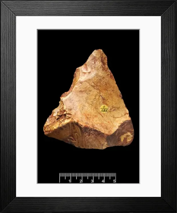 Framed Print : Piltdown Palaeolith flint Framed Print : Piltdown Palaeolith flint