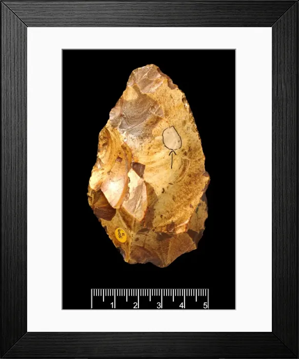 Framed Print : Piltdown flint implement Framed Print : Piltdown flint implement