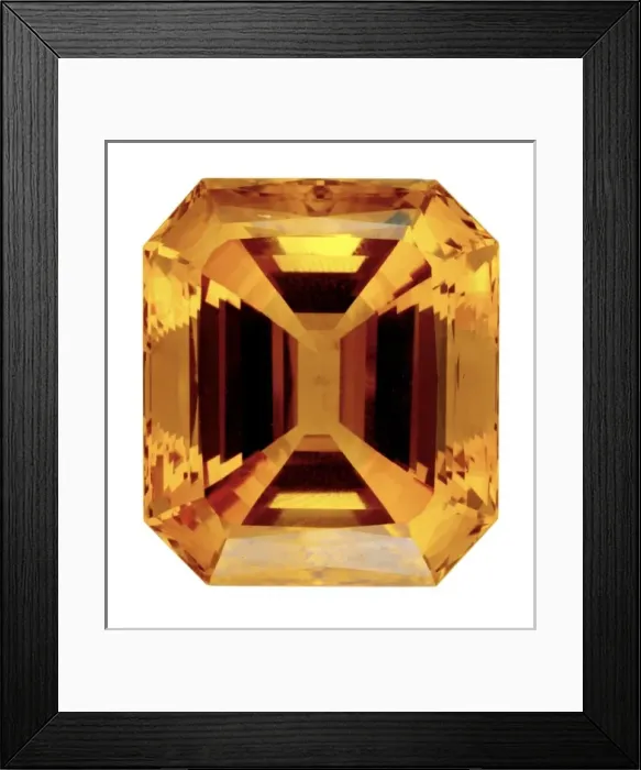 Framed Print : Birthstone Series: Topaz Framed Print : Birthstone Series: Topaz