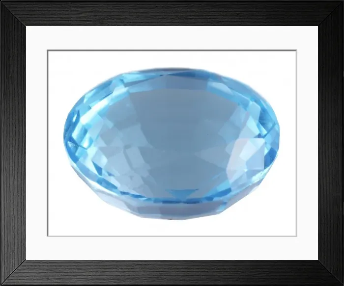 Framed Print : Birthstone Series: Blue Topaz Framed Print : Birthstone Series: Blue Topaz