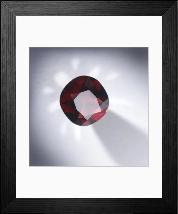 Framed Print : Birthstone Series: Garnet Framed Print : Birthstone Series: Garnet