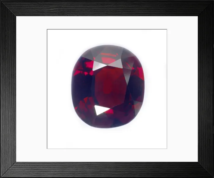 Framed Print : Birthstone Series: Garnet Framed Print : Birthstone Series: Garnet