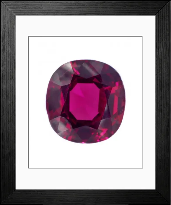 Framed Print : Birthstone Series: Ruby Framed Print : Birthstone Series: Ruby