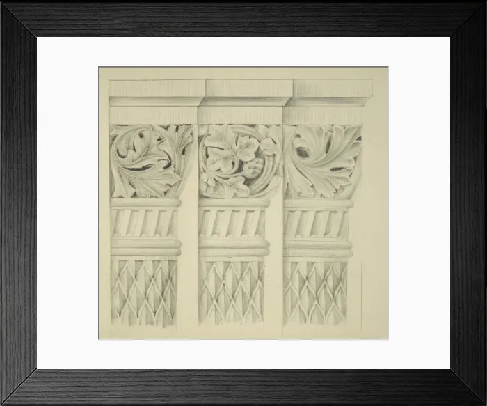 Framed Print : Designs for the Natural History Museum, by Alfred Waterhouse Framed Print : Designs for the Natural History Museum, by Alfred Waterhouse