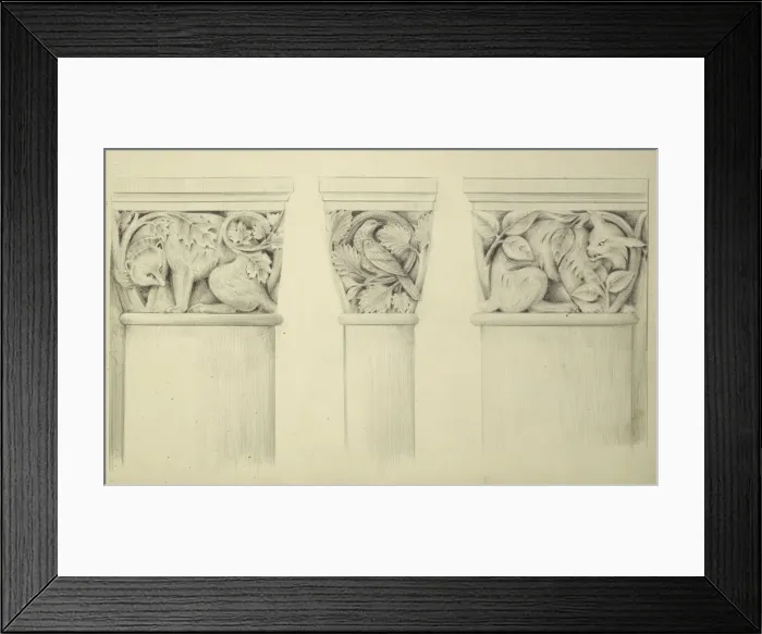 Framed Print : Designs for the Natural History Museum, by Alfred Waterhouse Framed Print : Designs for the Natural History Museum, by Alfred Waterhouse