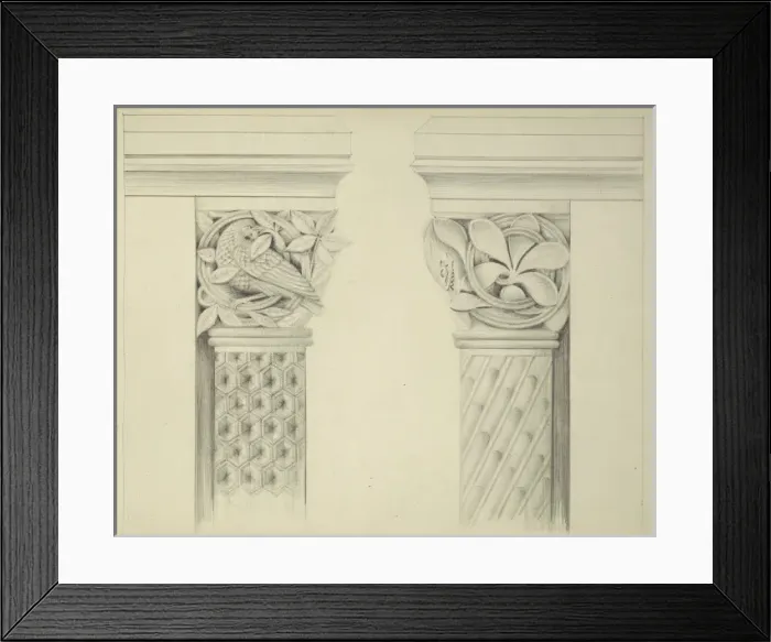 Framed Print : Designs for the Natural History Museum, by Alfred Waterhouse Framed Print : Designs for the Natural History Museum, by Alfred Waterhouse