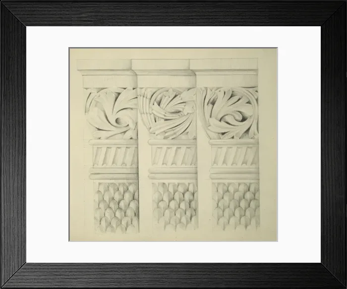 Framed Print : Designs for the Natural History Museum, by Alfred Waterhouse Framed Print : Designs for the Natural History Museum, by Alfred Waterhouse
