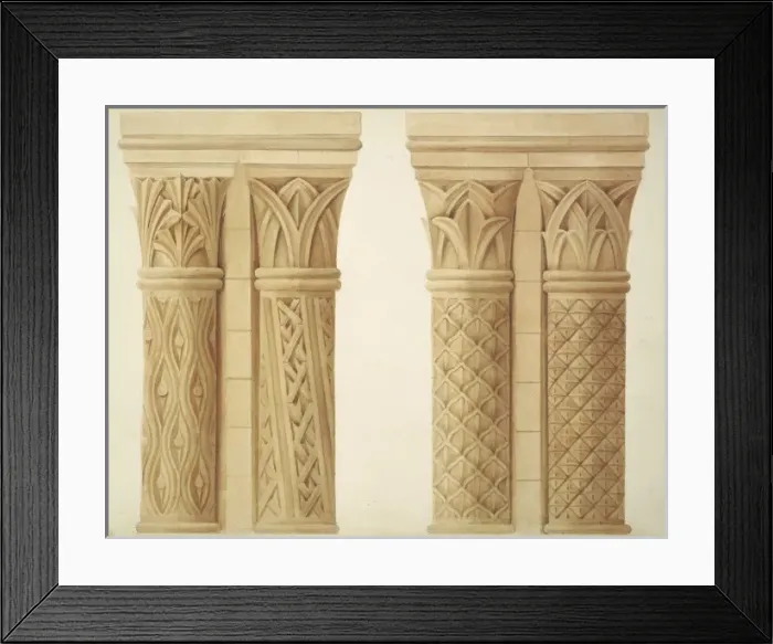 Framed Print : Designs for the Natural History Museum, by Alfred Waterhouse Framed Print : Designs for the Natural History Museum, by Alfred Waterhouse
