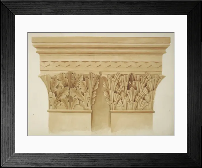 Framed Print : Designs for the Natural History Museum, by Alfred Waterhouse Framed Print : Designs for the Natural History Museum, by Alfred Waterhouse
