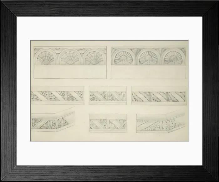 Framed Print : Designs for the Natural History Museum, by Alfred Waterhouse Framed Print : Designs for the Natural History Museum, by Alfred Waterhouse