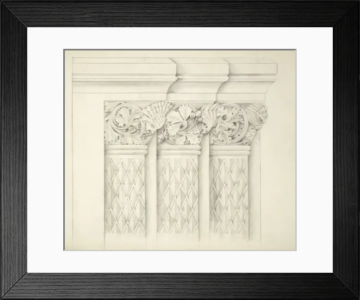 Framed Print : Designs for the Natural History Museum, by Alfred Waterhouse Framed Print : Designs for the Natural History Museum, by Alfred Waterhouse