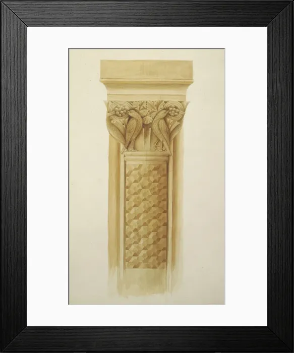 Framed Print : Designs for the Natural History Museum, by Alfred Waterhouse