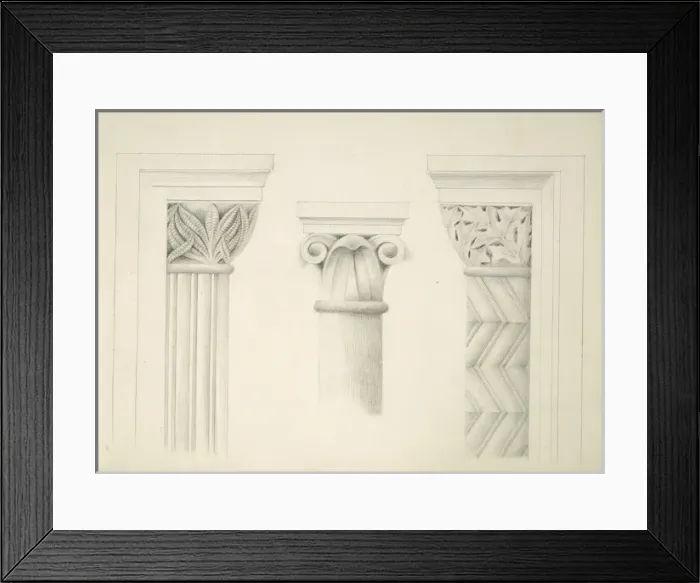 Framed Print : Designs for the Natural History Museum, by Alfred Waterhouse Framed Print : Designs for the Natural History Museum, by Alfred Waterhouse