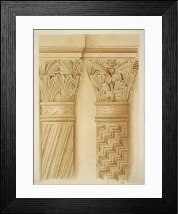Framed Print : Designs for The Natural History Museum, by Alfred Waterhouse Framed Print : Designs for The Natural History Museum, by Alfred Waterhouse