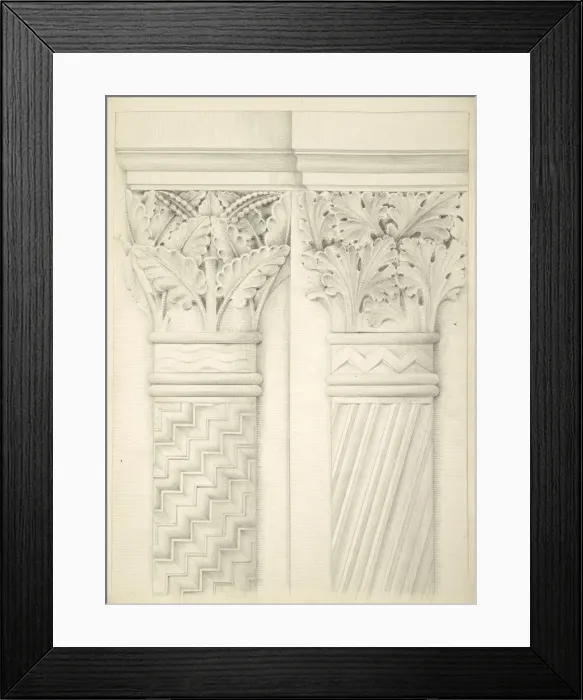 Framed Print : Designs for the Natural History Museum, by Alfred Waterhouse
