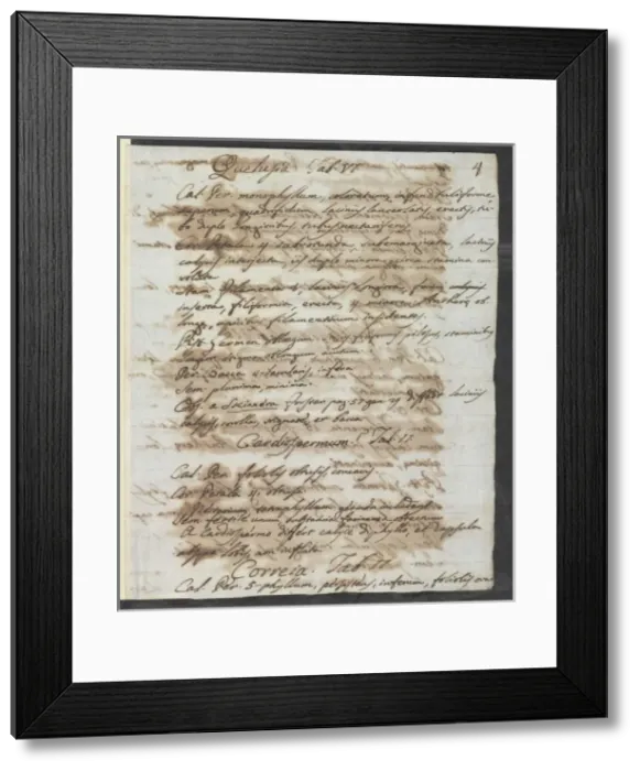 Framed Print : Letter from Vandelli, Domenico Framed Print : Letter from Vandelli, Domenico