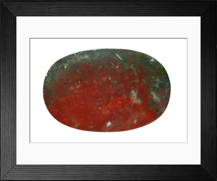 Framed Print : Birthstone Series: Bloodstone Framed Print : Birthstone Series: Bloodstone
