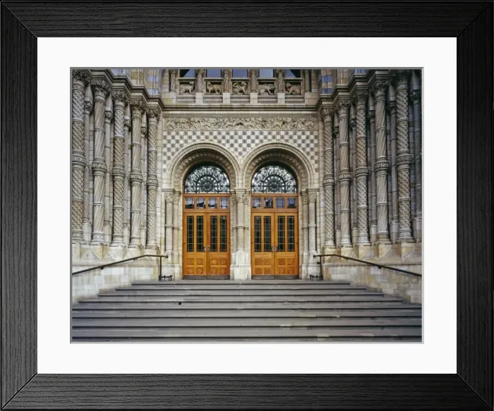 Framed Print : Main entrance of the Natural History Museum, London Framed Print : Main entrance of the Natural History Museum, London