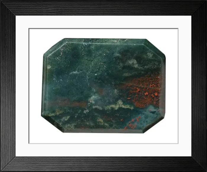 Framed Print : Birthstone Series: Bloodstone Framed Print : Birthstone Series: Bloodstone