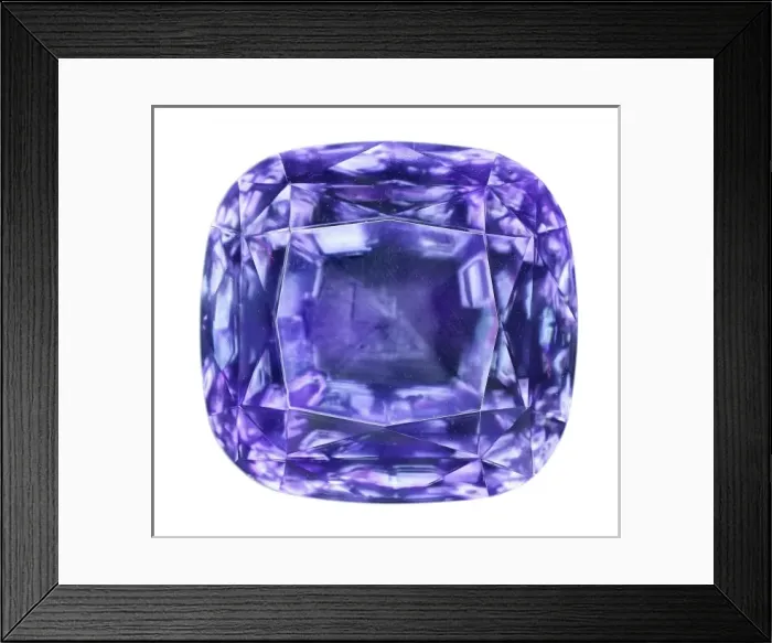 Framed Print : Birthstone Series: Tanzanite Framed Print : Birthstone Series: Tanzanite