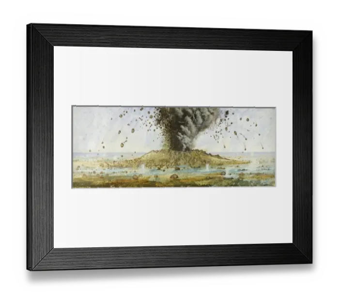 Framed Print : Precambrian volcano Framed Print : Precambrian volcano