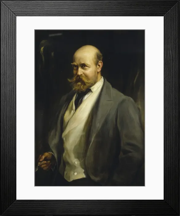 Framed Print : Lord Lionel Walter Rothschild (1868-1937) Framed Print : Lord Lionel Walter Rothschild (1868-1937)