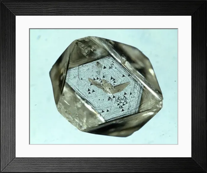 Framed Print : Diamond crystal Framed Print : Diamond crystal