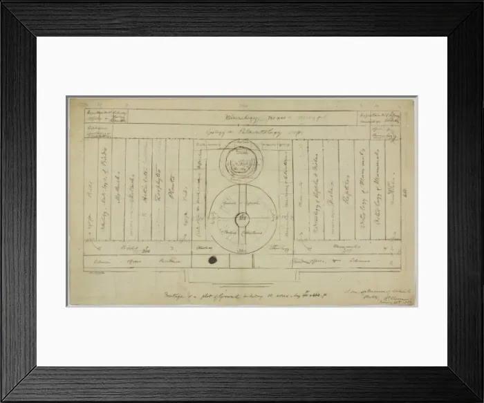 Framed Print : Sketch for The Natural History Museum, London Framed Print : Sketch for The Natural History Museum, London