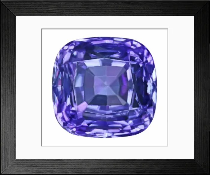 Framed Print : Birthstone Series: Tanzanite Framed Print : Birthstone Series: Tanzanite