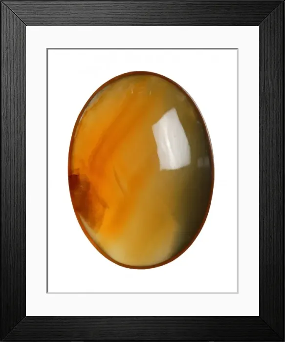 Framed Print : Birthstone Series: Sardonyx Framed Print : Birthstone Series: Sardonyx