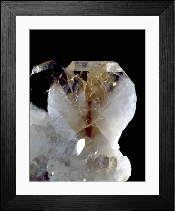 Framed Print : Baryte. A specimen of the mineral Baryte Framed Print : Baryte. A specimen of the mineral Baryte