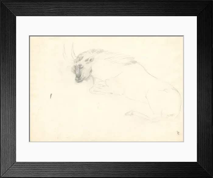 Framed Print : Antelope. Ff. 23. Drawing by George Forster (1754-1794) Framed Print : Antelope. Ff. 23. Drawing by George Forster (1754-1794)