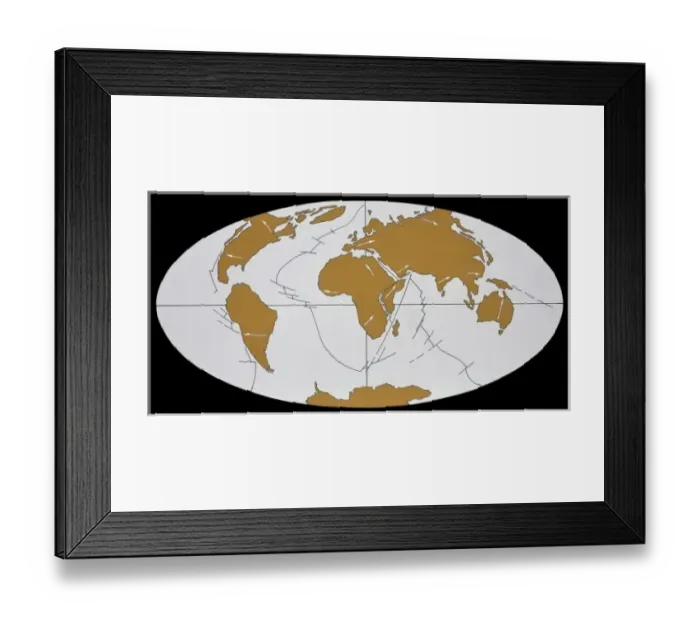 Framed Print : Continental Drift Framed Print : Continental Drift